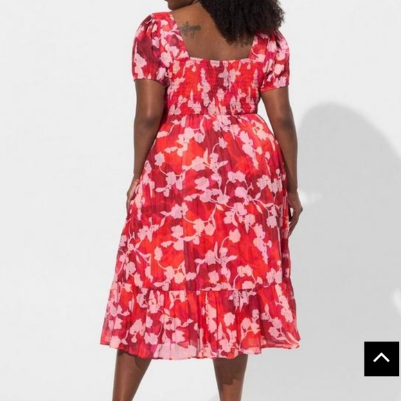 torrid red floral dress with pockets! NWT - Picture 2 of 9